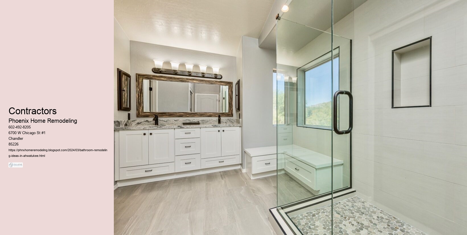 Ahwatukee Arizona Bathroom Remodeling Ideas