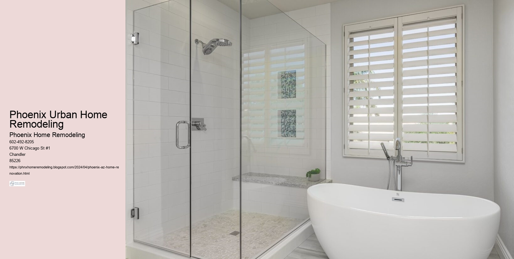 Phoenix Urban Home Remodeling