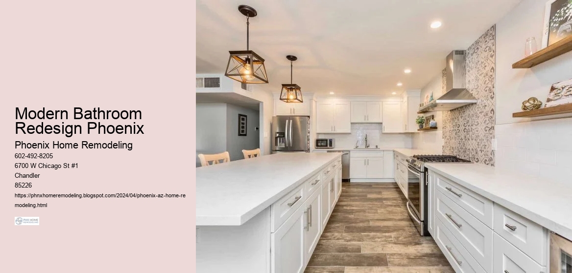 Modern Bathroom Redesign Phoenix